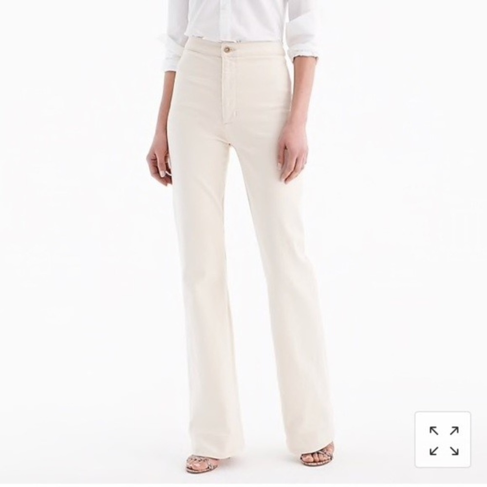 J.CREW NATUARL DENIM PANT - EUC